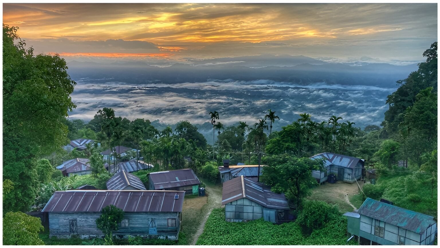 Jampui Hills: Tripura’s Crown of Culture, Nature and Resilience Sunrise view of Jampui Hills