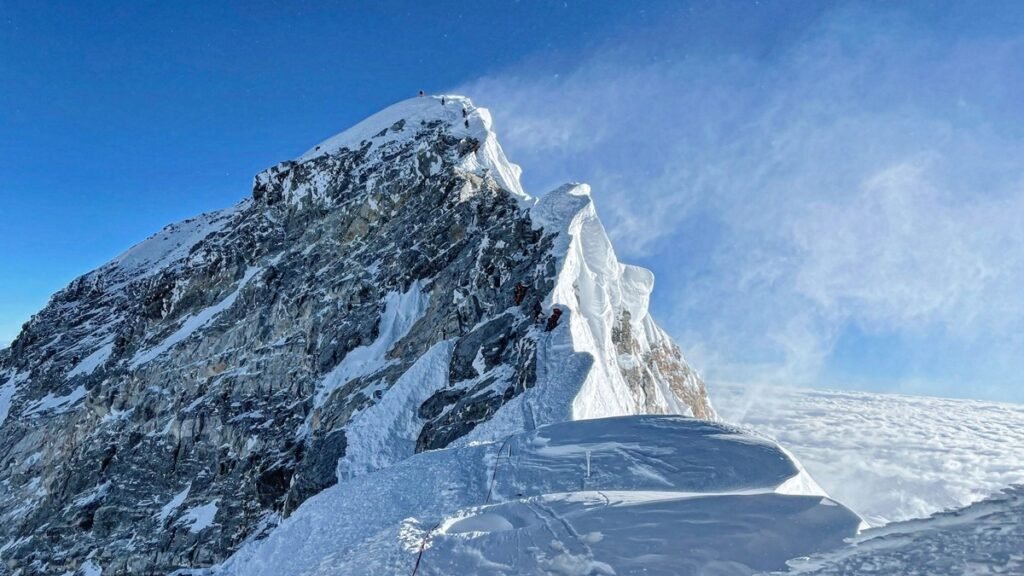 Snowless peak of Kangchenjunga Mountain