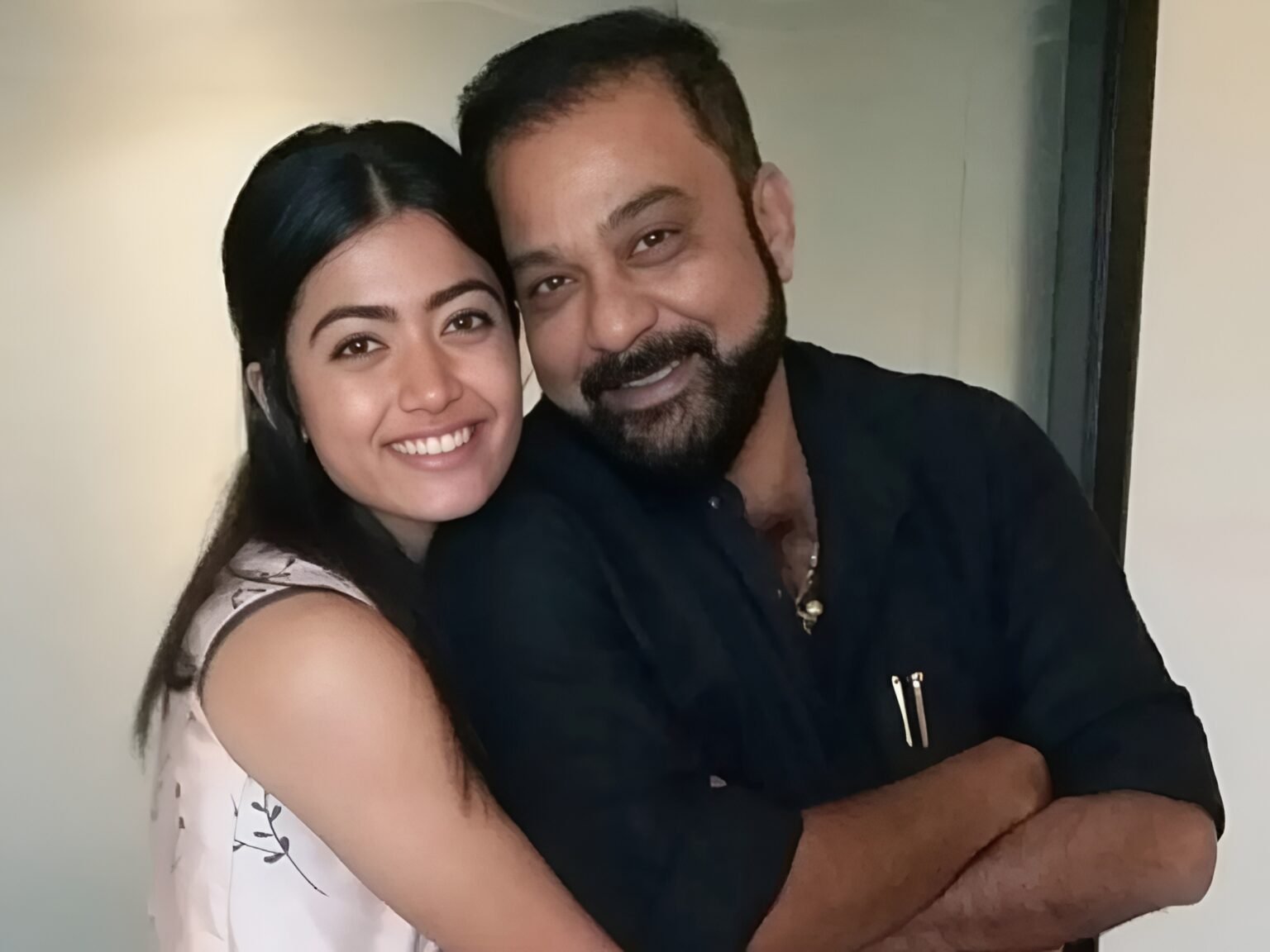 Madan Mandanna with his daughter
