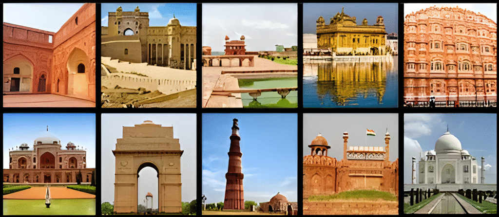 Top Monuments of India: Witness Record Tourism Surge in 2025 as Heritage Sites Inspire a New Generation of Travelers Image of India's top monuments