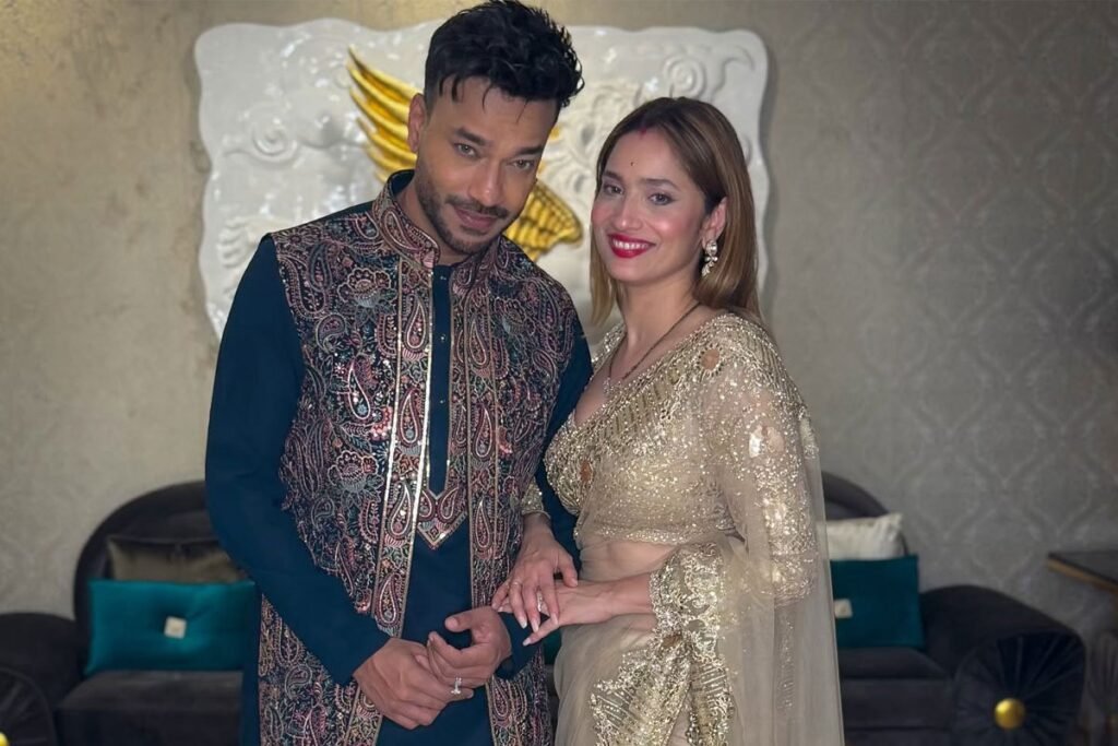 Vicky Jain: Life, Success, Family And From Coal Tycoon to TV Icon Vicky jain with wife Ankita Lokhande
