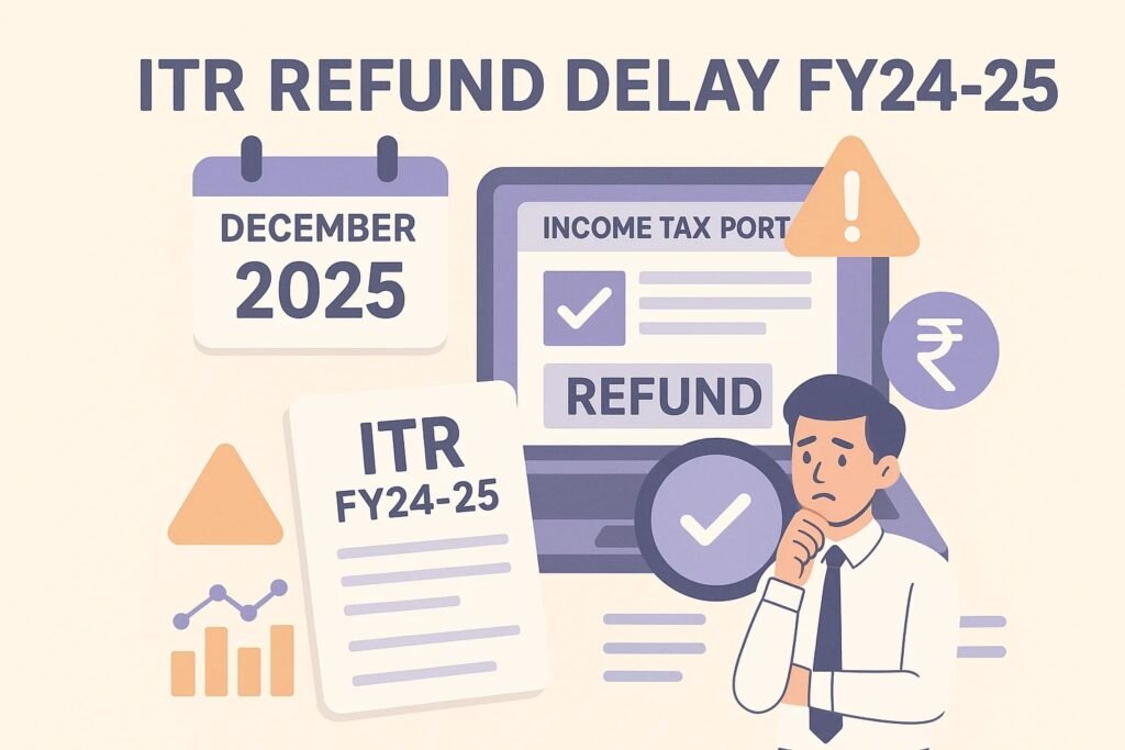ITR Refund Delays for FY24-25: Why Your Refund Is Stuck and When to Expect It ITR Refund Delays FY24-25